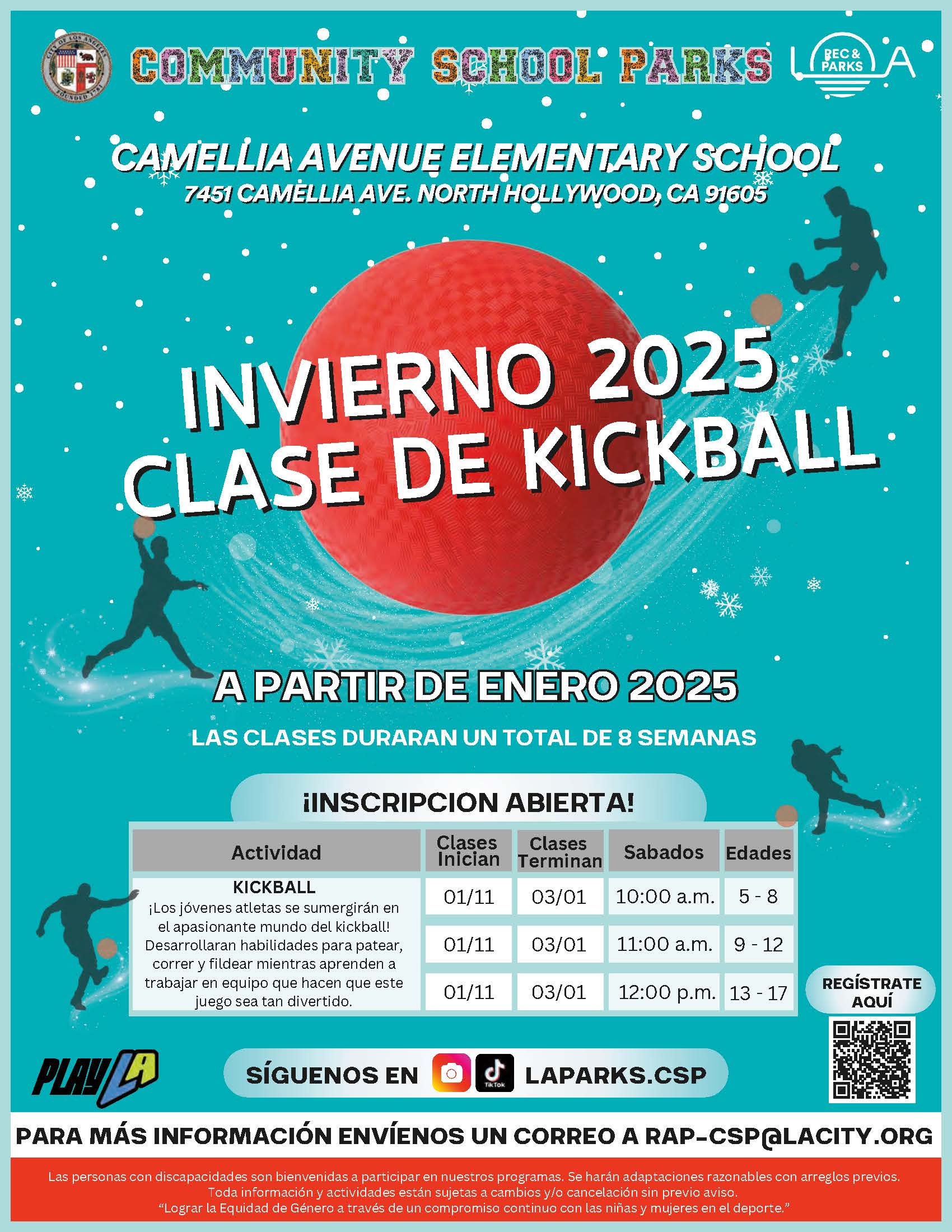 kickball class flyer